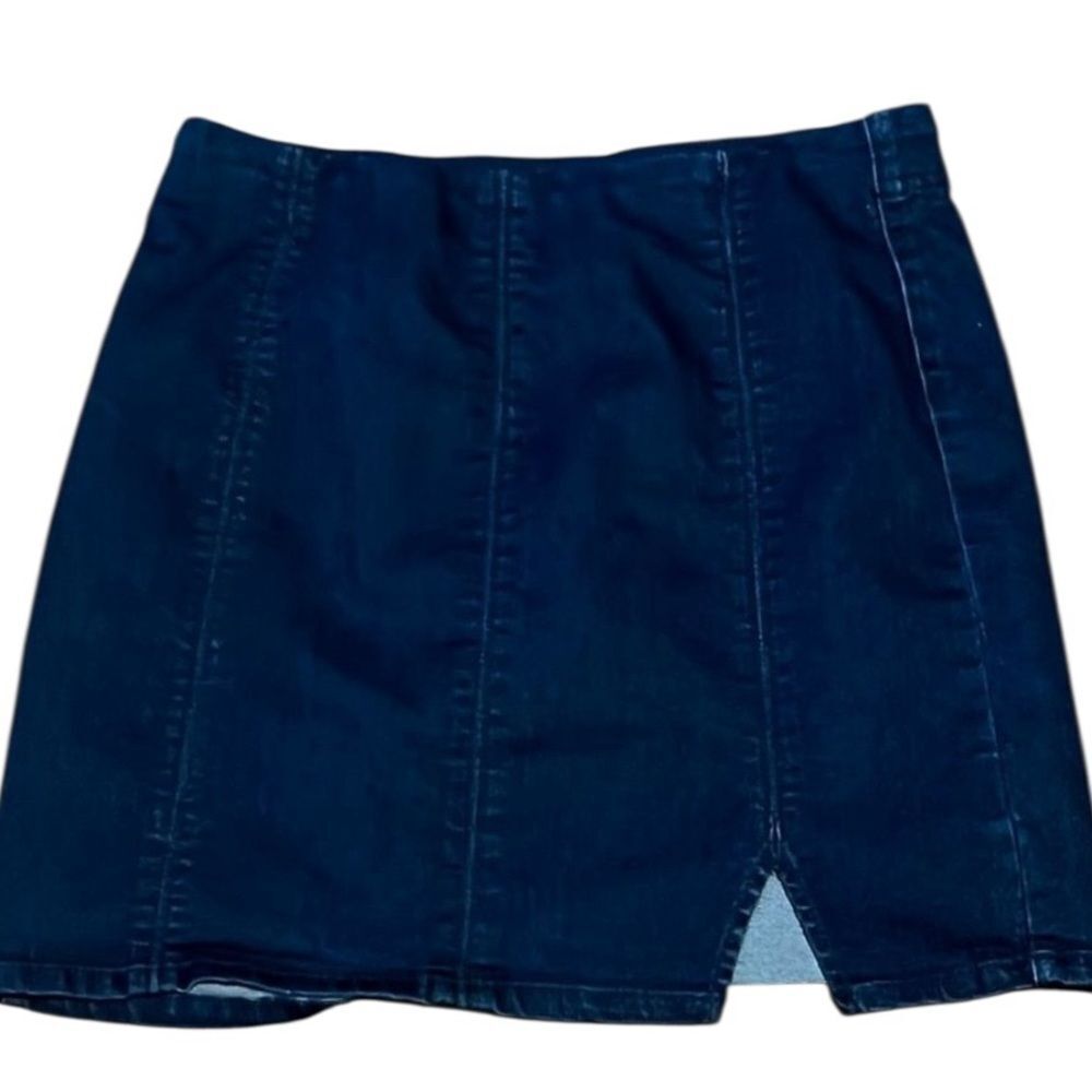 Free People denim mini skirt - size small